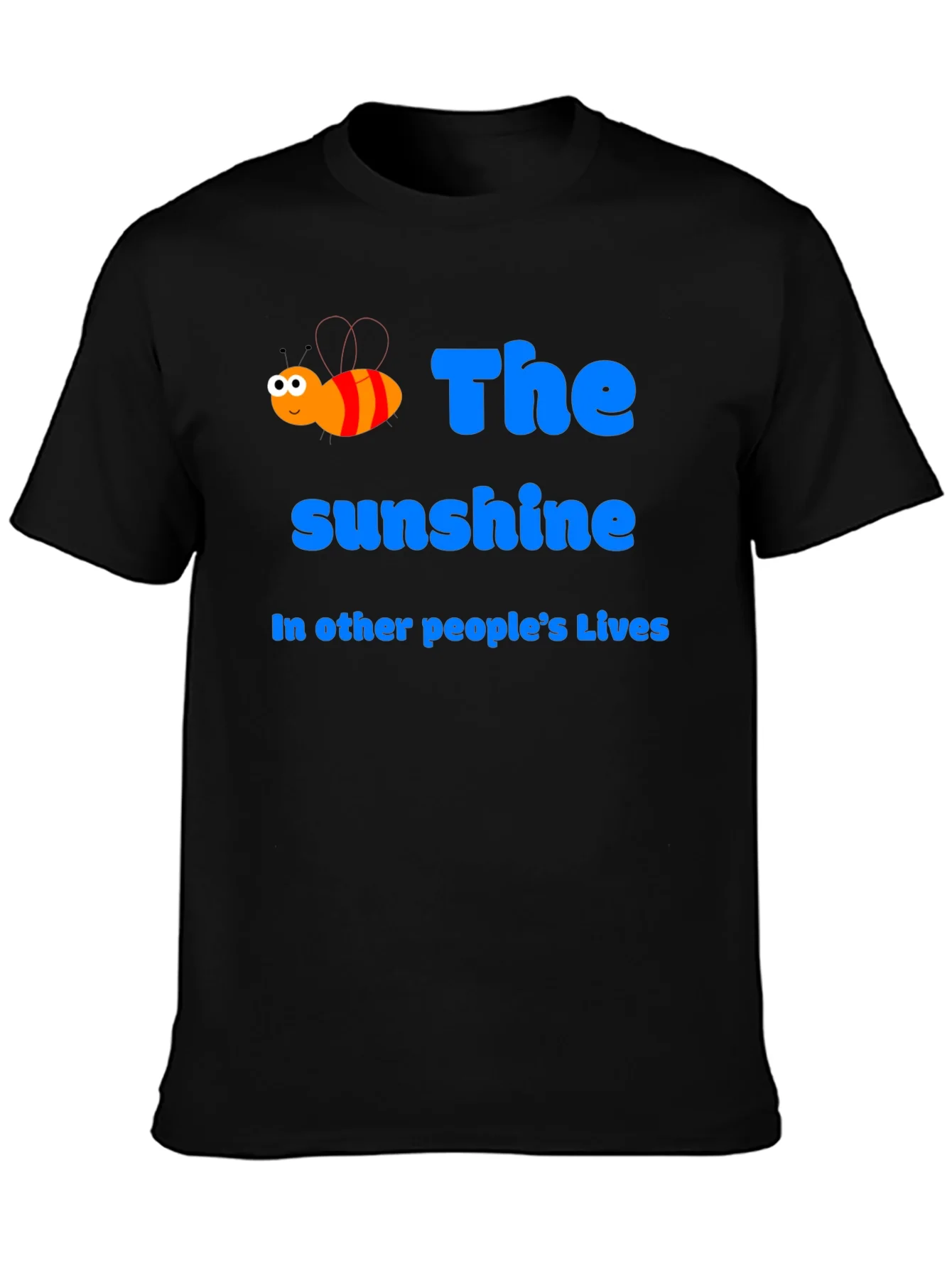 Sunshine Bee Graphic Tee - Positive Vibes T-Shirt