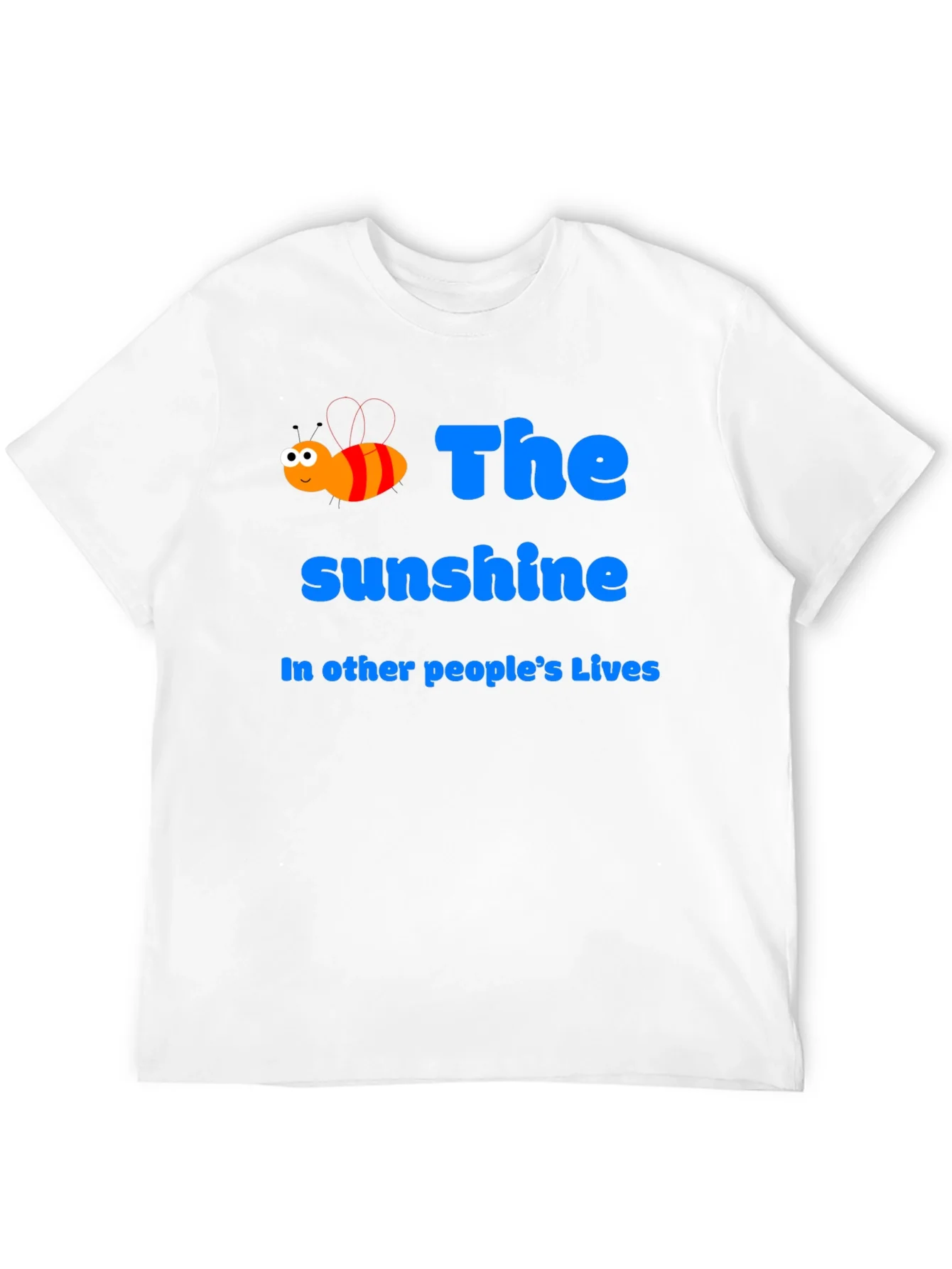 Sunshine Bee Graphic Tee - Positive Vibes T-Shirt