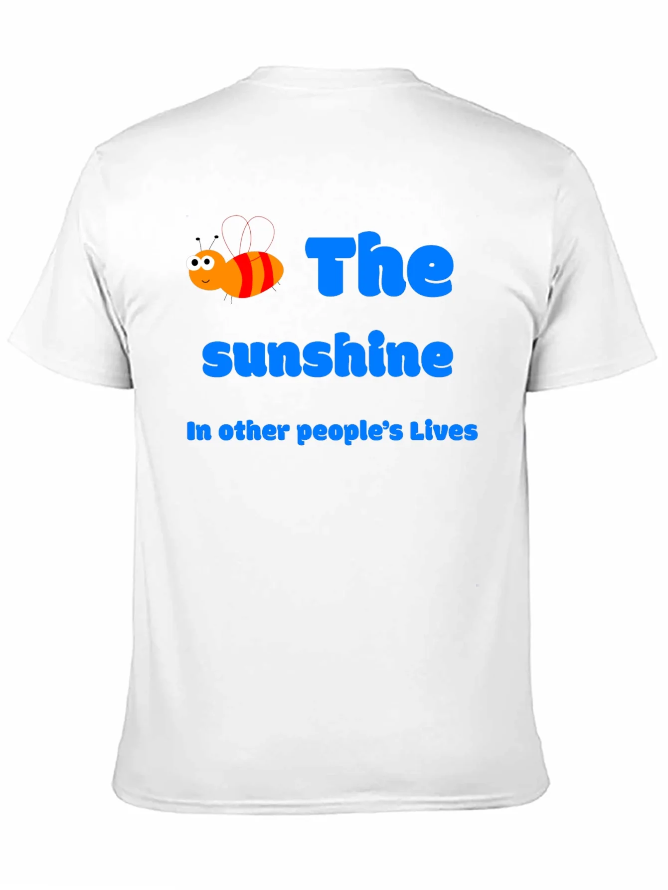 Sunshine Bee Graphic Tee - Positive Vibes T-Shirt