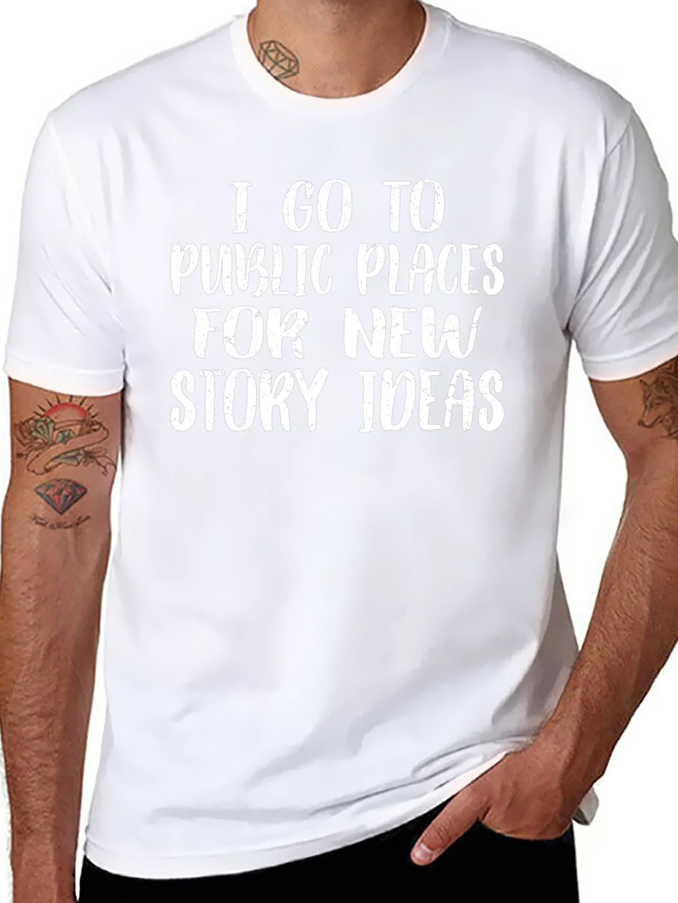 Story Ideas T-Shirt - Public Places Inspiration Tee