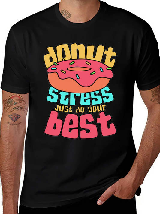 Donut Stress T-Shirt Graphic Tee
