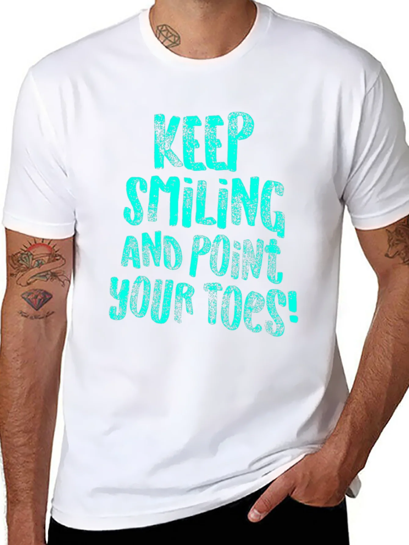 Keep Smiling Tee - Point Your Toes T-Shirt