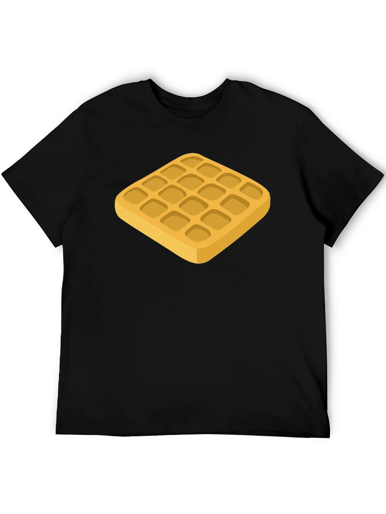 Waffle Graphic T-Shirt - Foodie Style