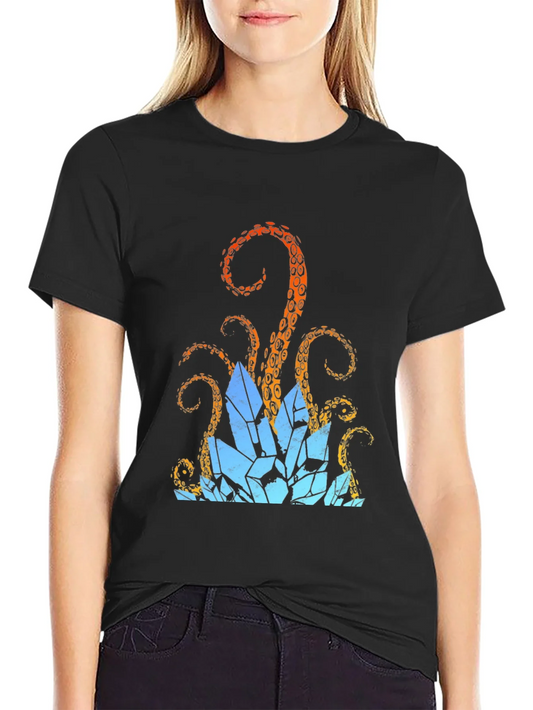 Octopus Crystal T-Shirt - Kraken Tee