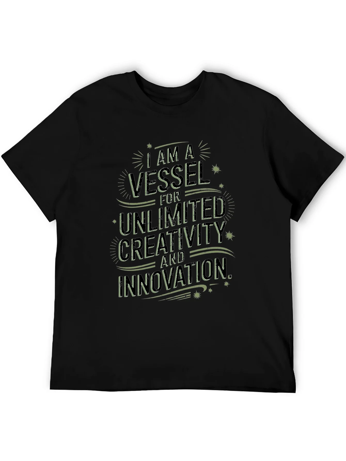 Inspirational Graphic Tee - Vessel for Creativity
