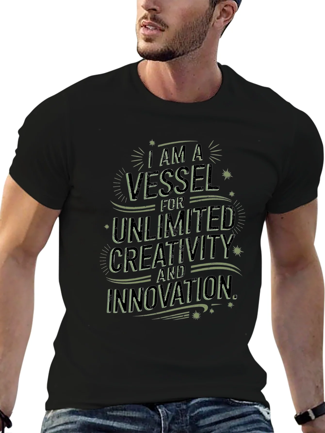 Inspirational Graphic Tee - Vessel for Creativity