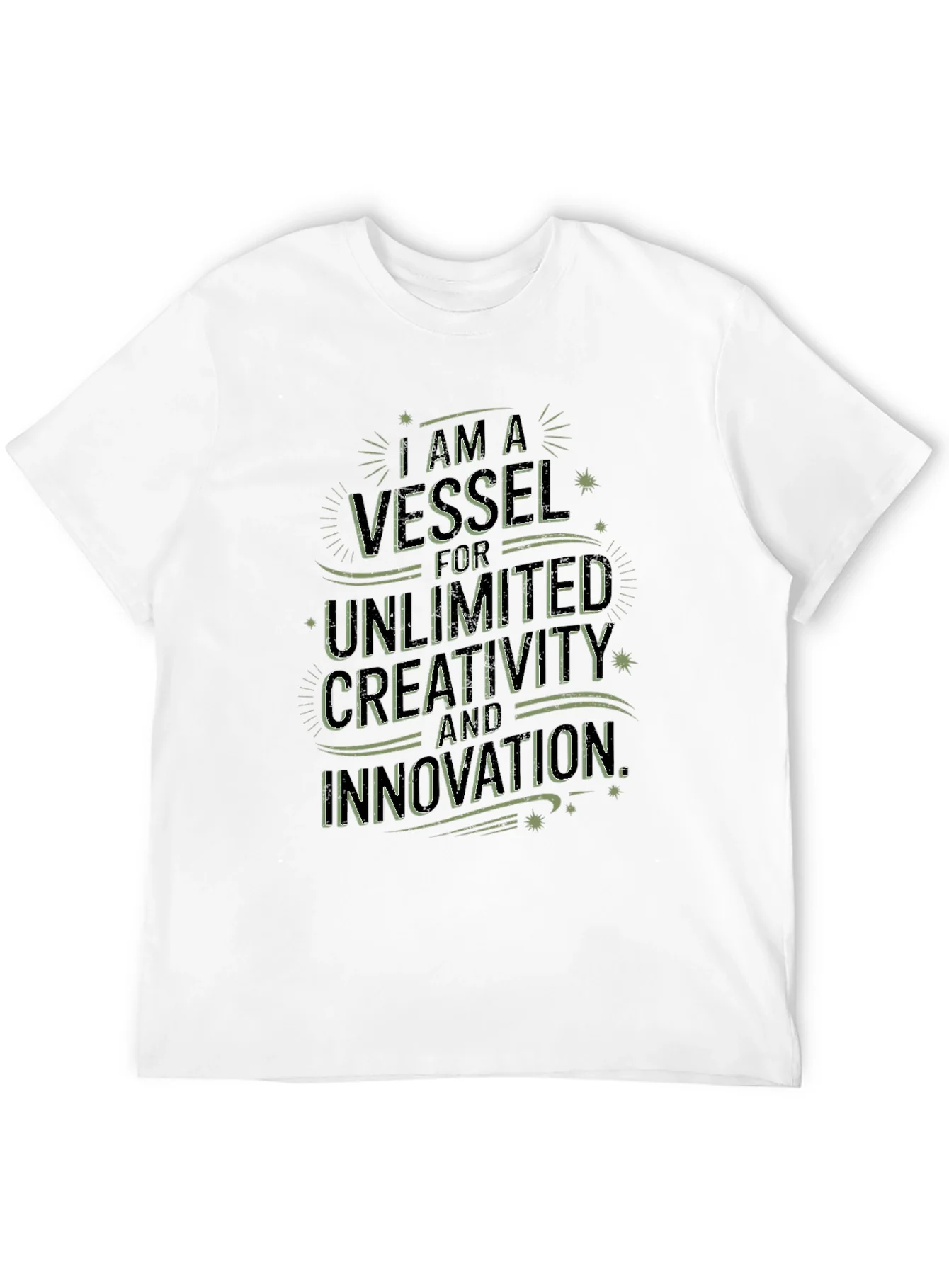 Inspirational Graphic Tee - Vessel for Creativity