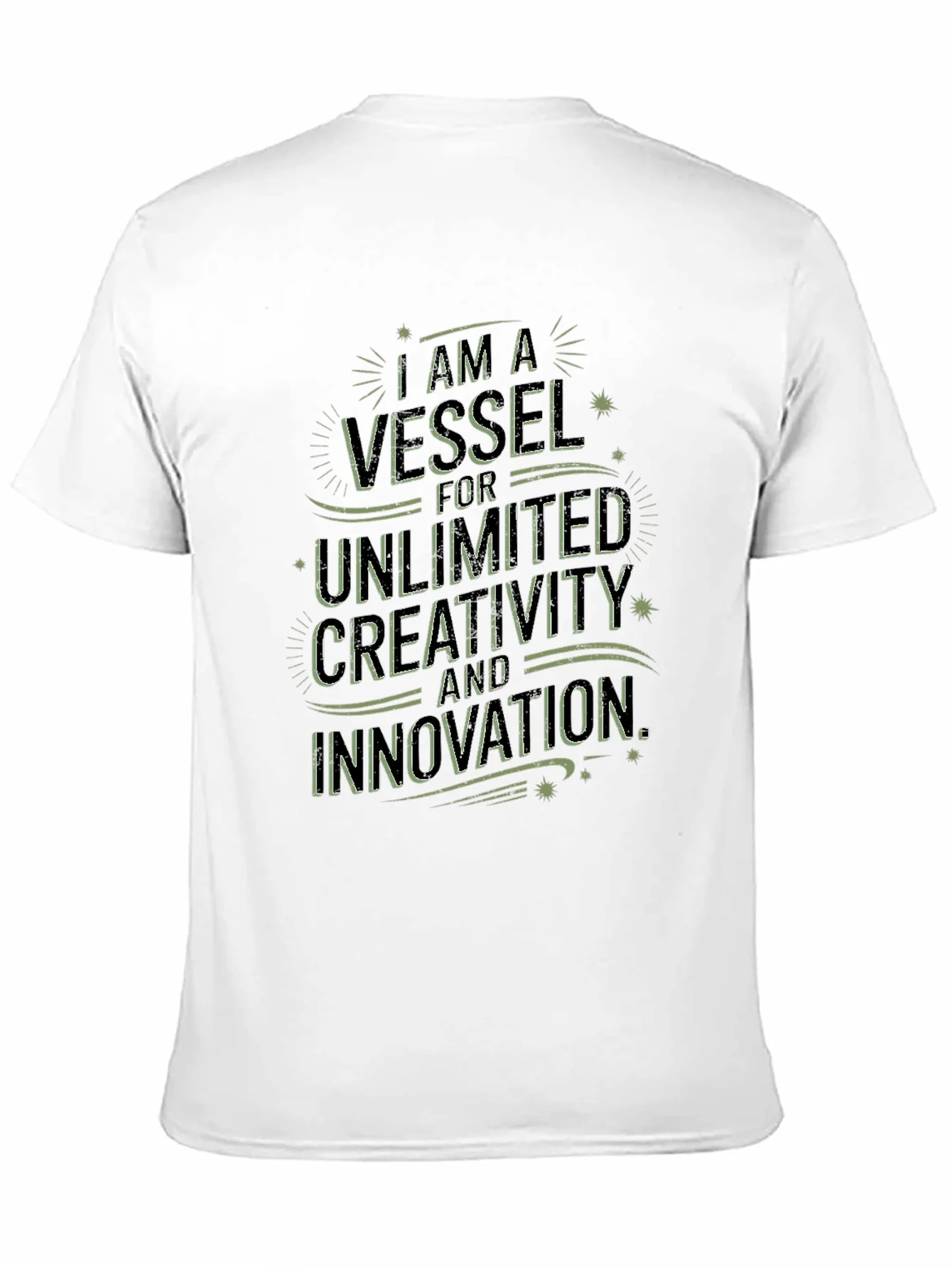 Inspirational Graphic Tee - Vessel for Creativity