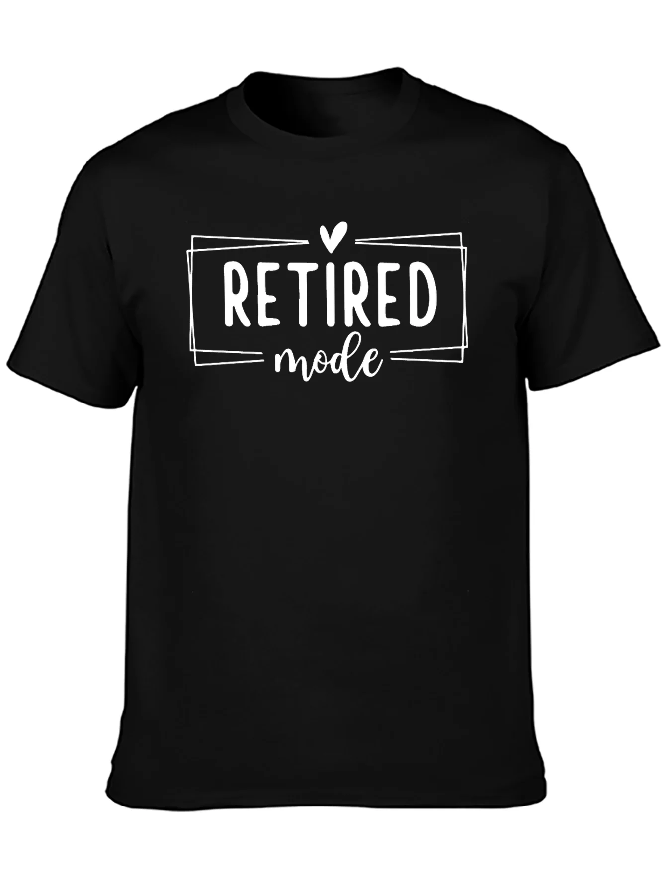 Retired Mode T-Shirt Funny Retirement Tee