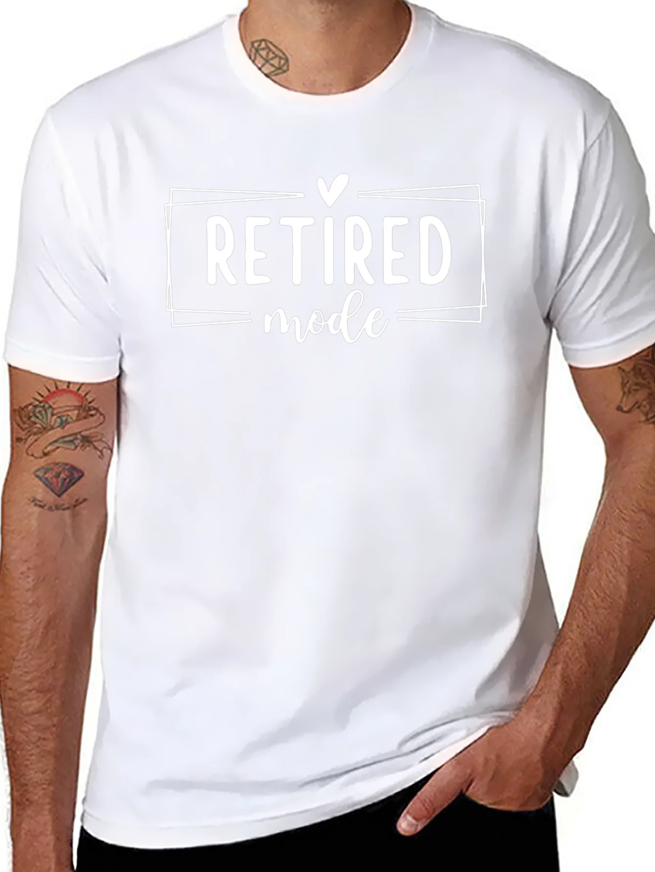 Retired Mode T-Shirt Funny Retirement Tee