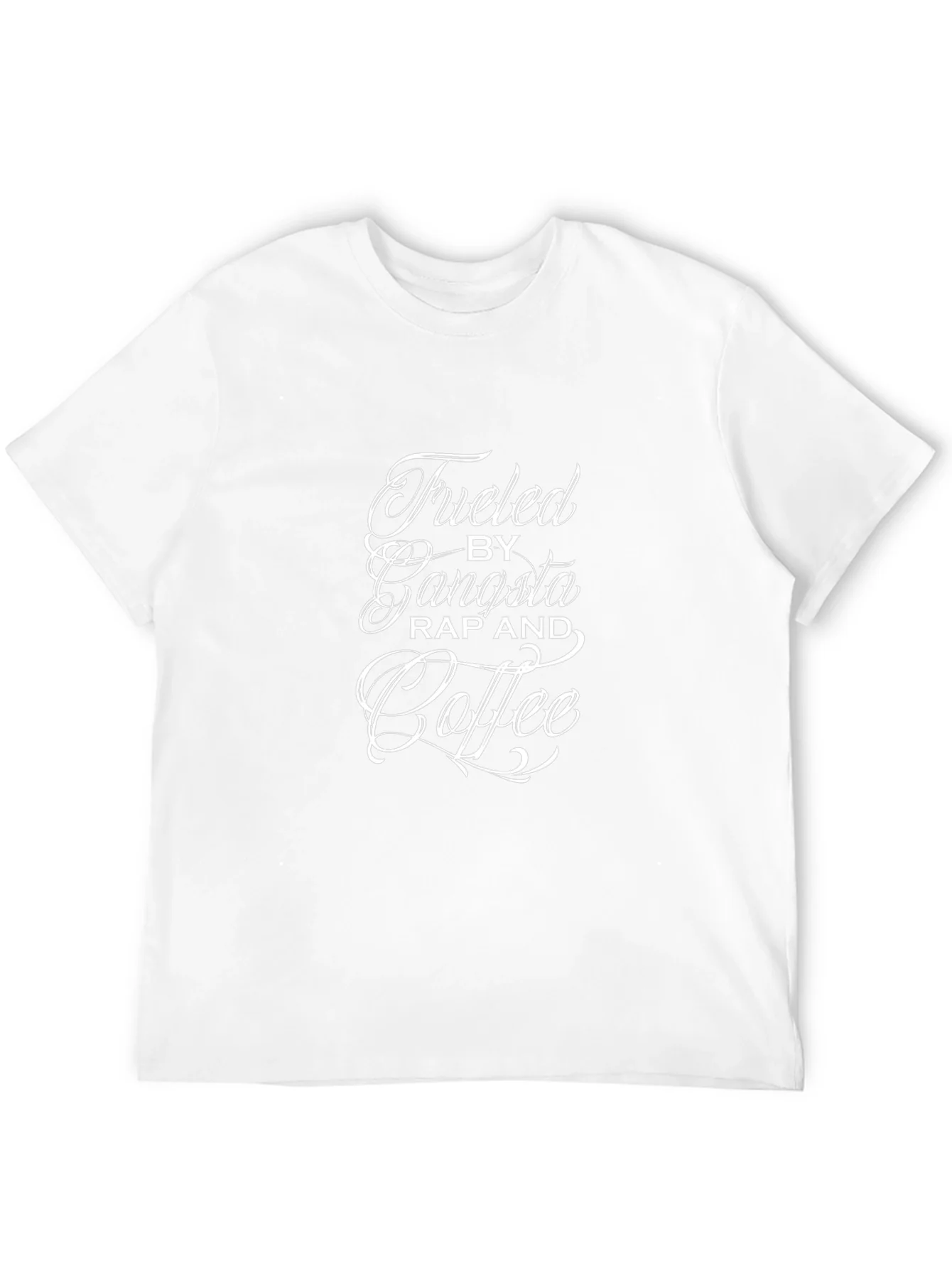 Fueled by Gangsta Rap & Coffee Black T-Shirt