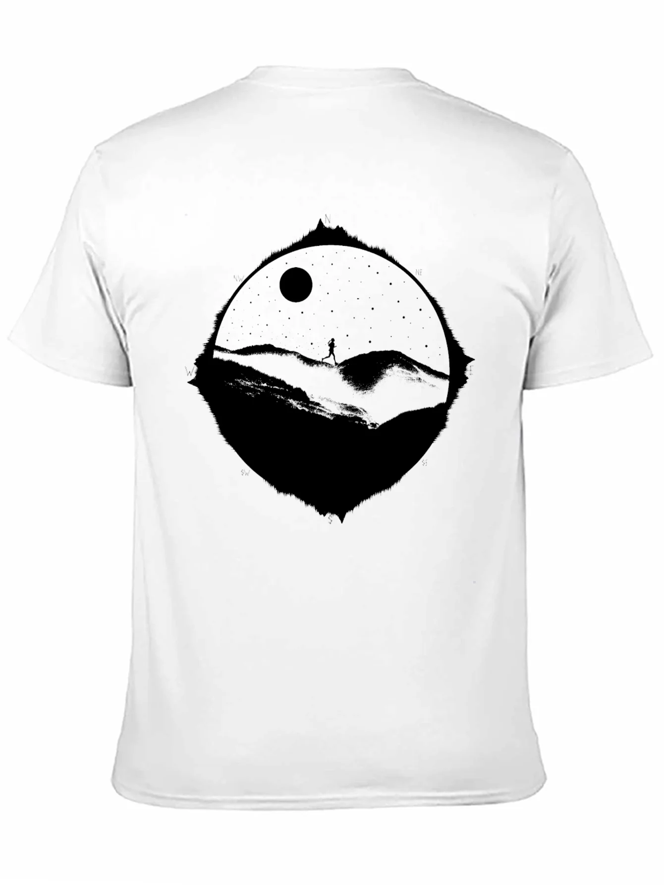 Nightscape Graphic T-Shirt - Black