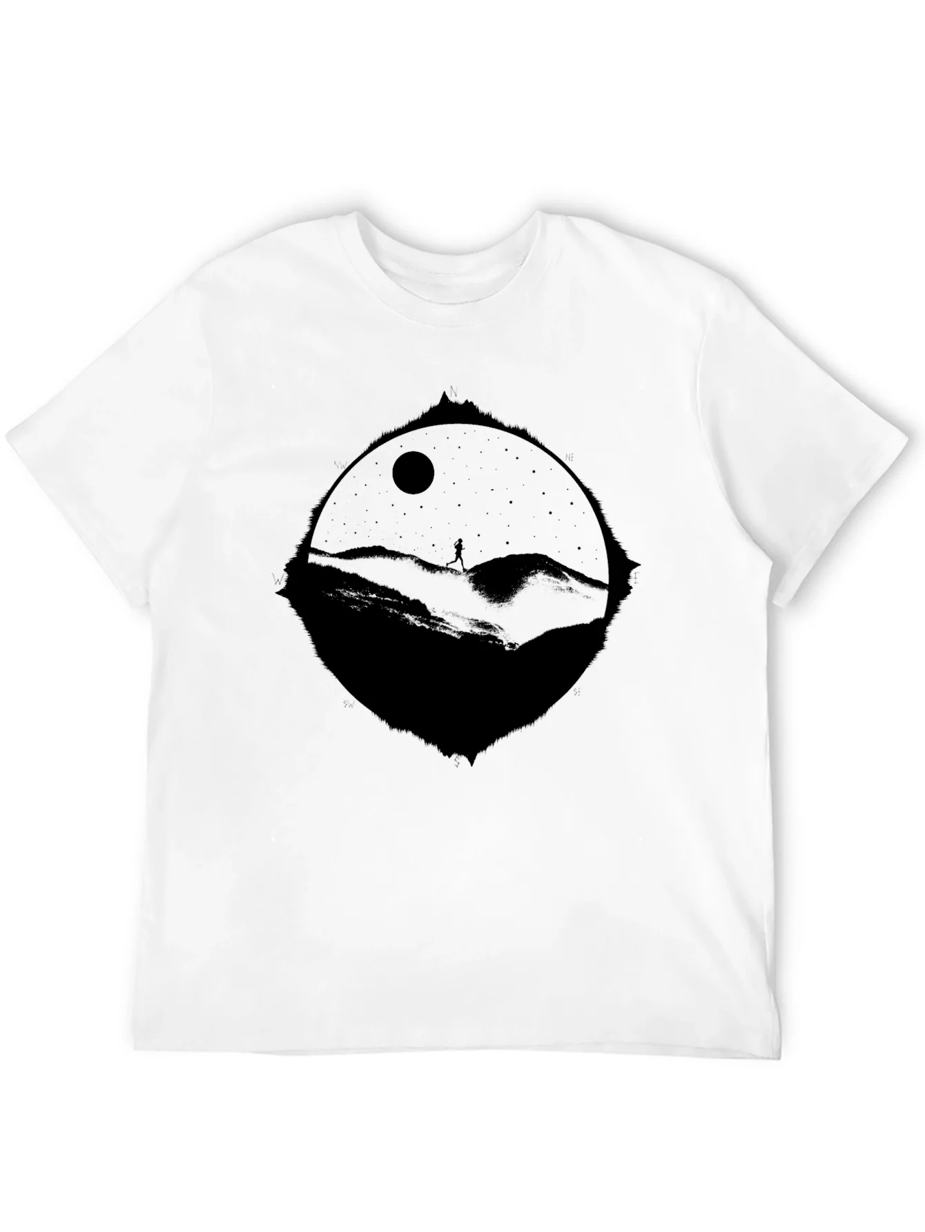 Nightscape Graphic T-Shirt - Black
