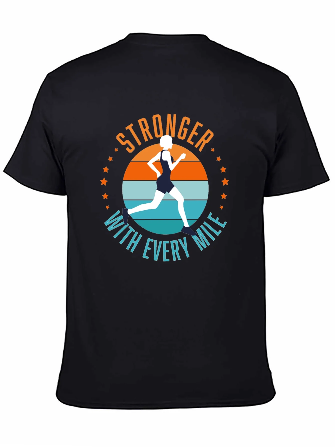 Stronger with Every Mile Running T-Shirt