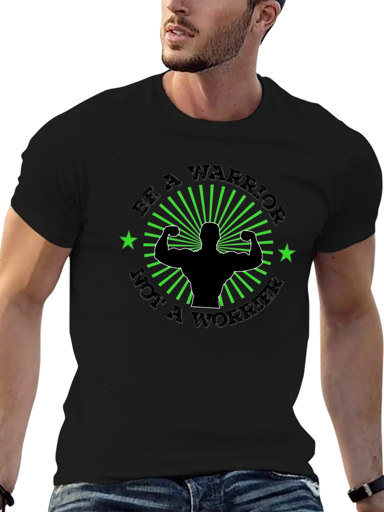 Be A Warrior T-Shirt: Motivational Gym Shirt