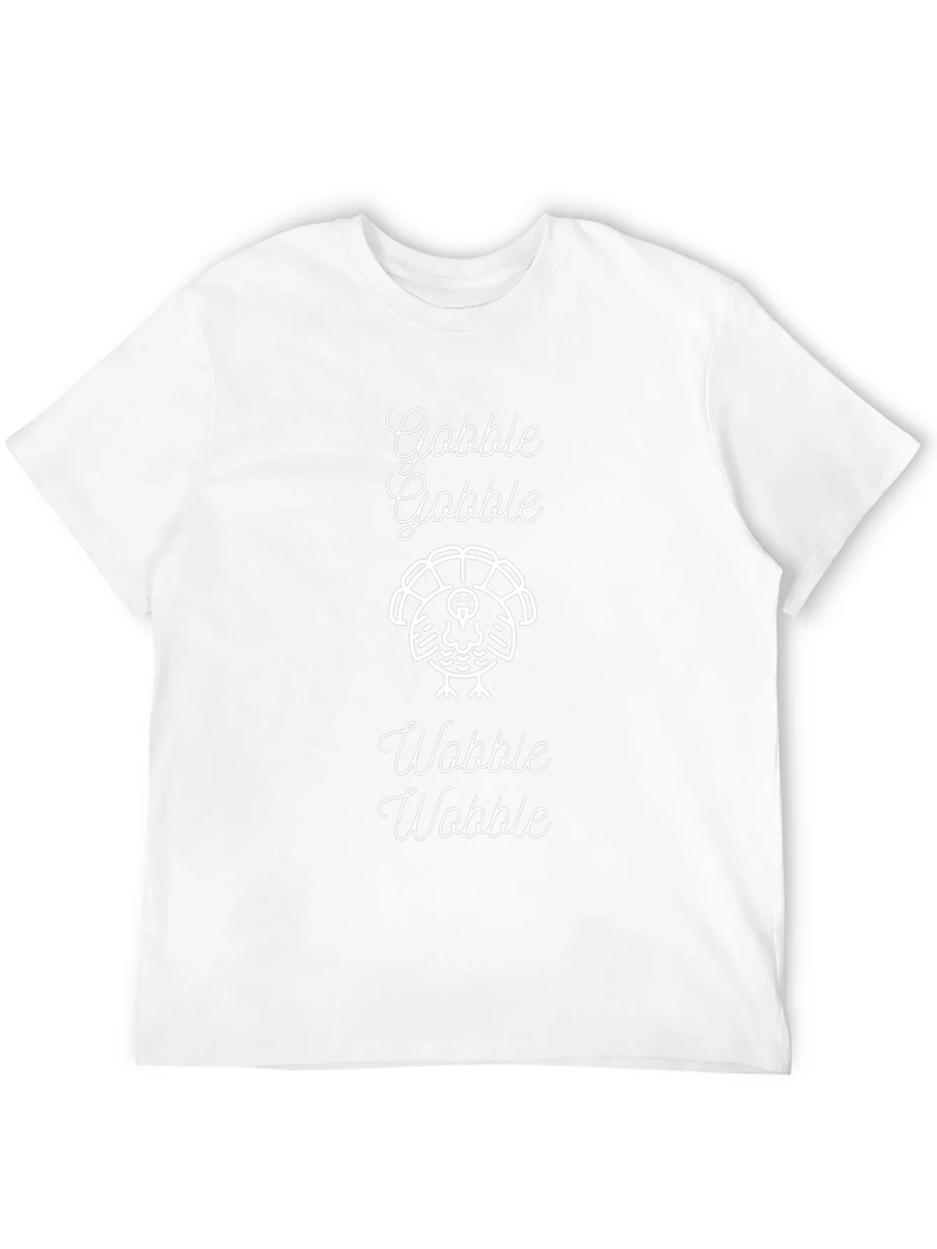 Gobble Wobble Turkey Graphic Tee - Thanksgiving Fun!