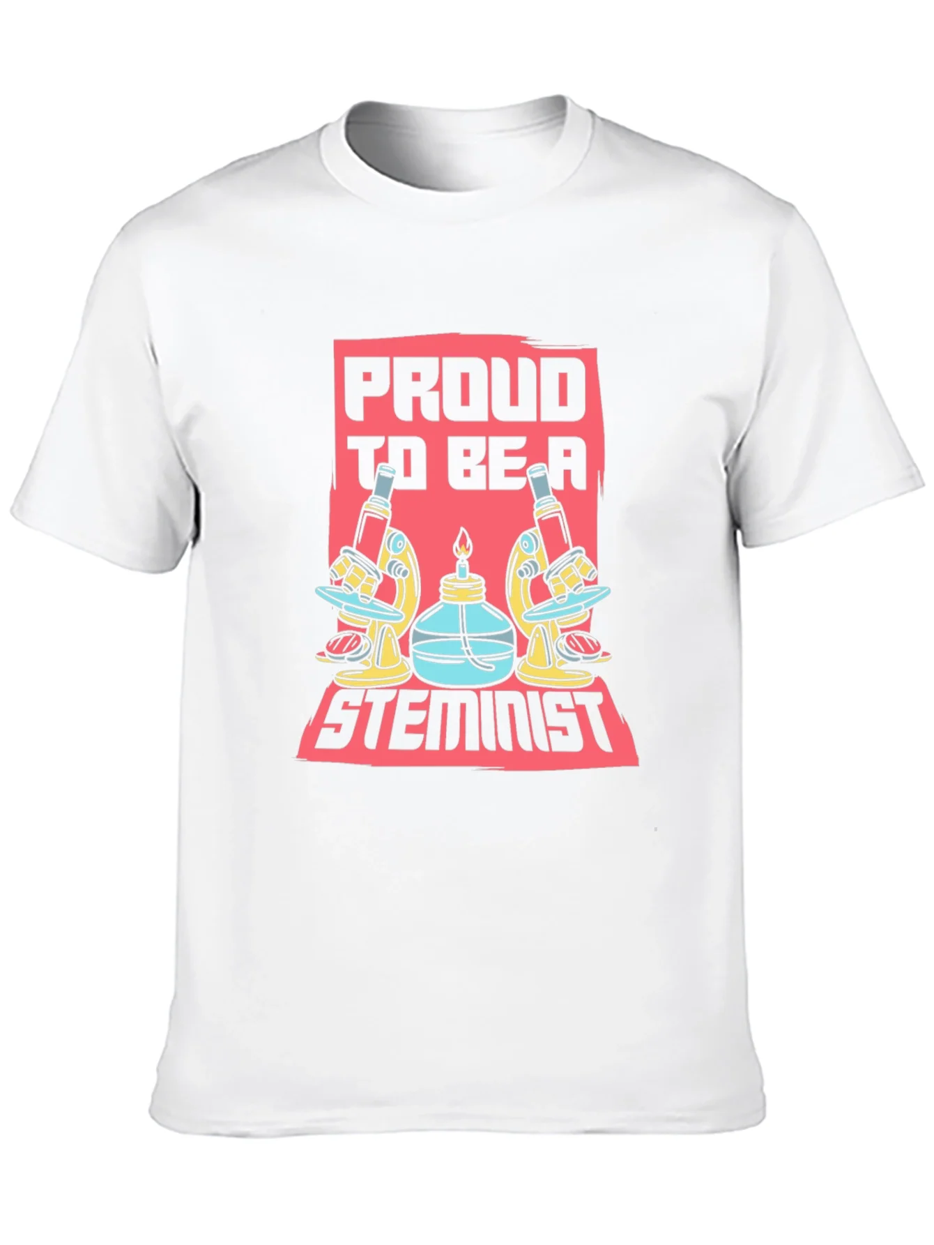 Proud STEMinist Graphic T-Shirt - Science Lover Tee