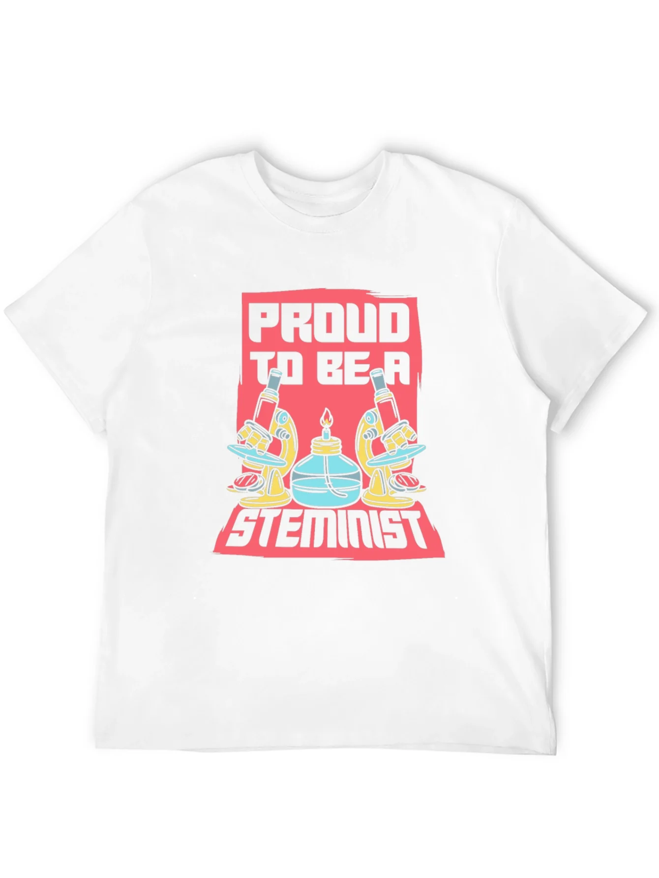 Proud STEMinist Graphic T-Shirt - Science Lover Tee