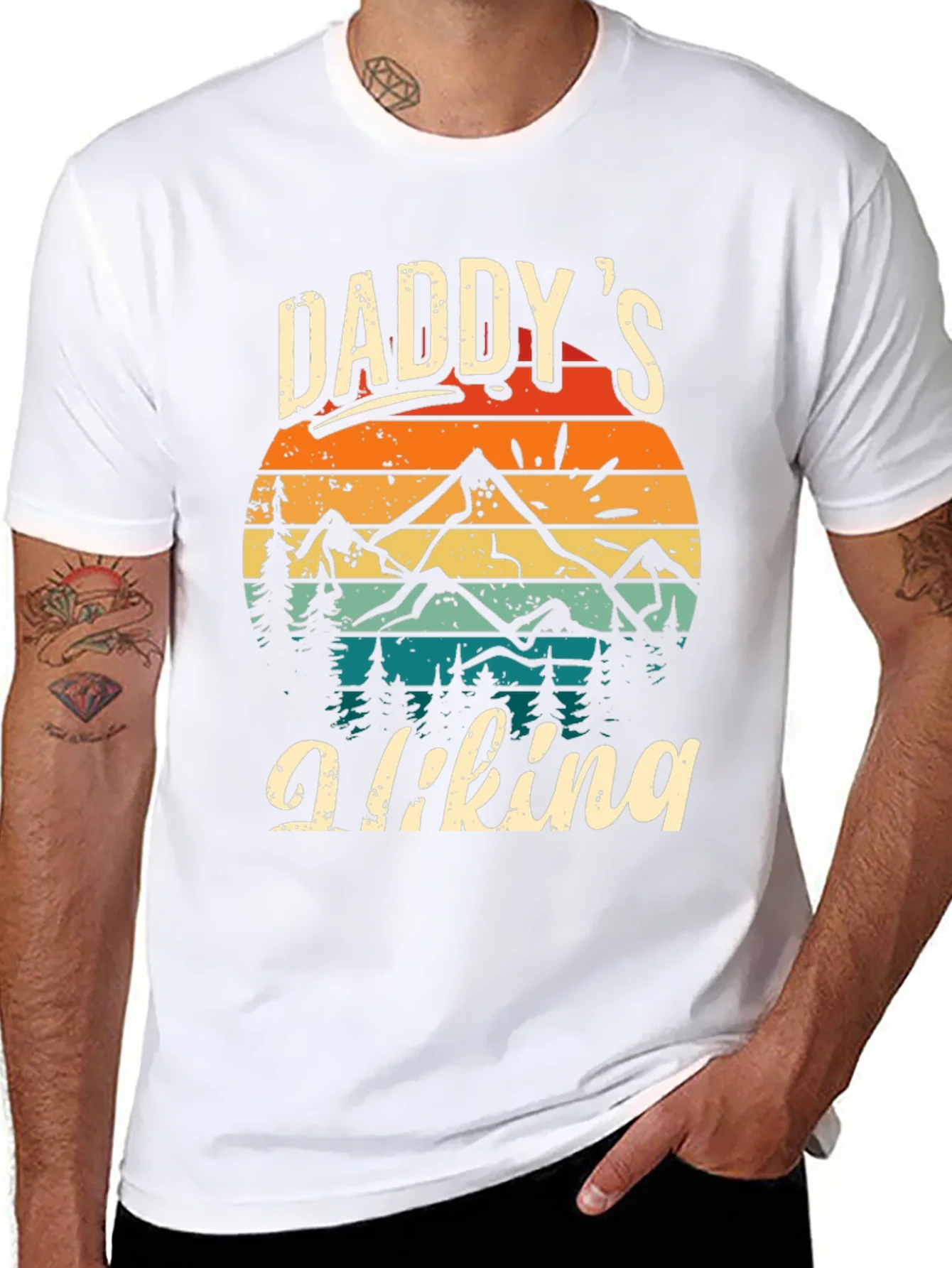 Daddys Hiking Tee - Outdoor Adventure