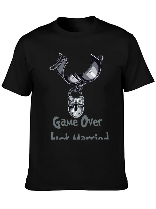 Game Over Just Married Graphic Tee