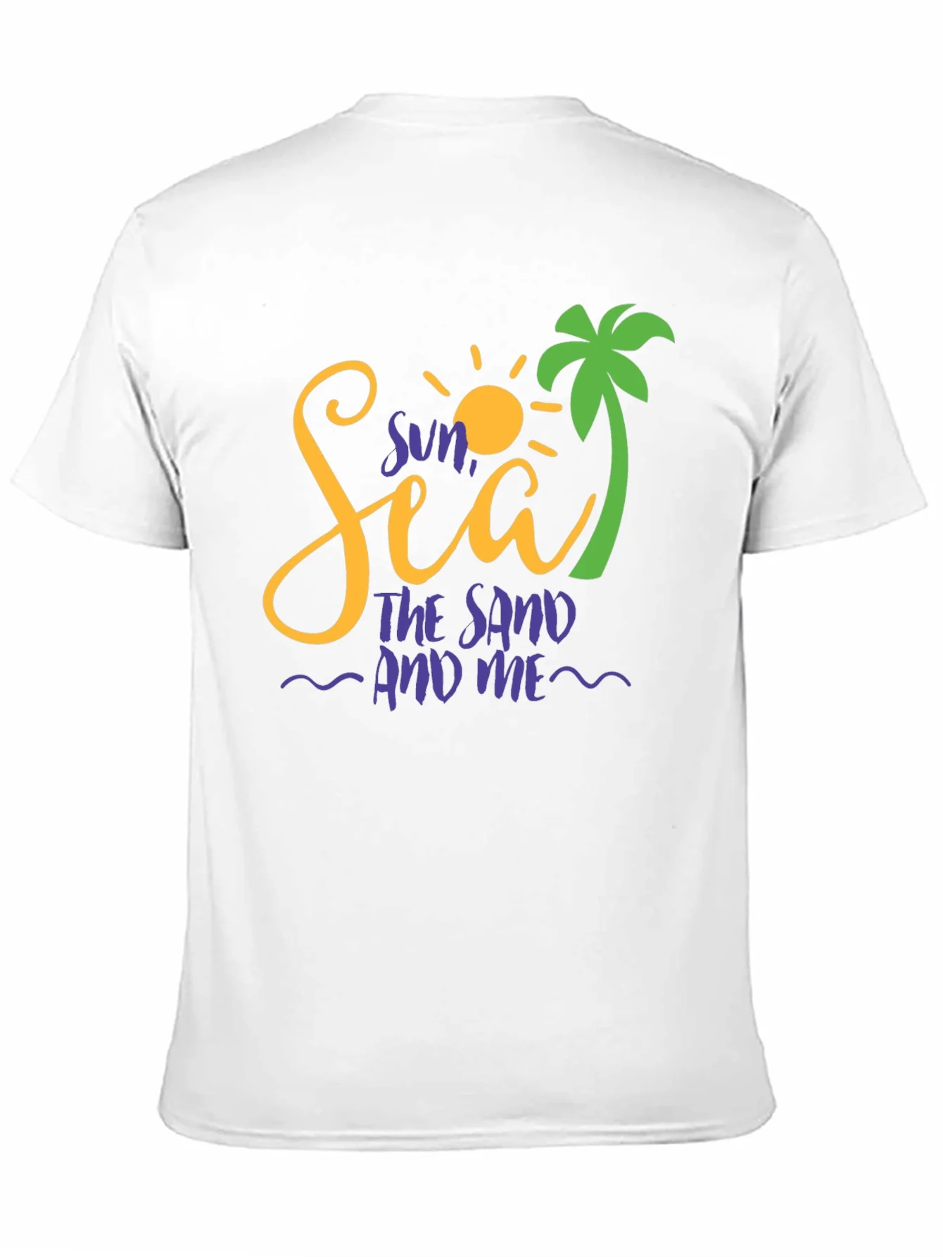 Sun Sea Sand Graphic Tee - Beach Vacation Shirt