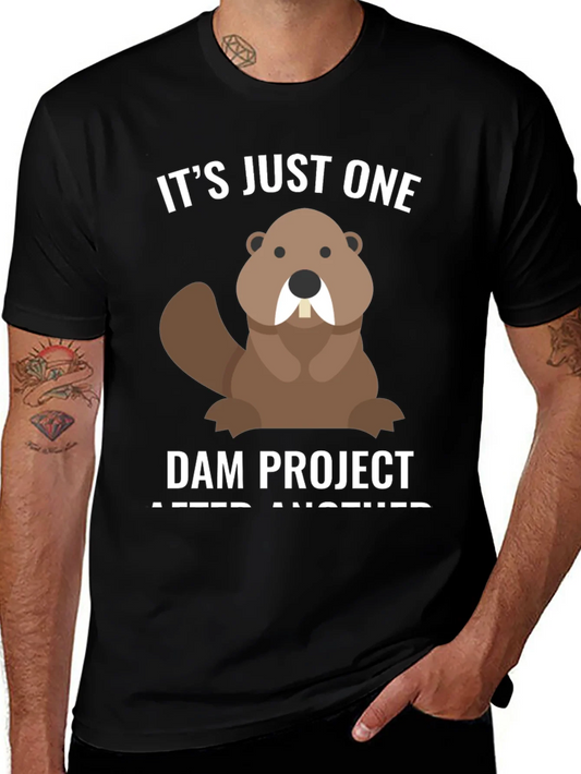 Funny Beaver T-Shirt - Dam Project Tee
