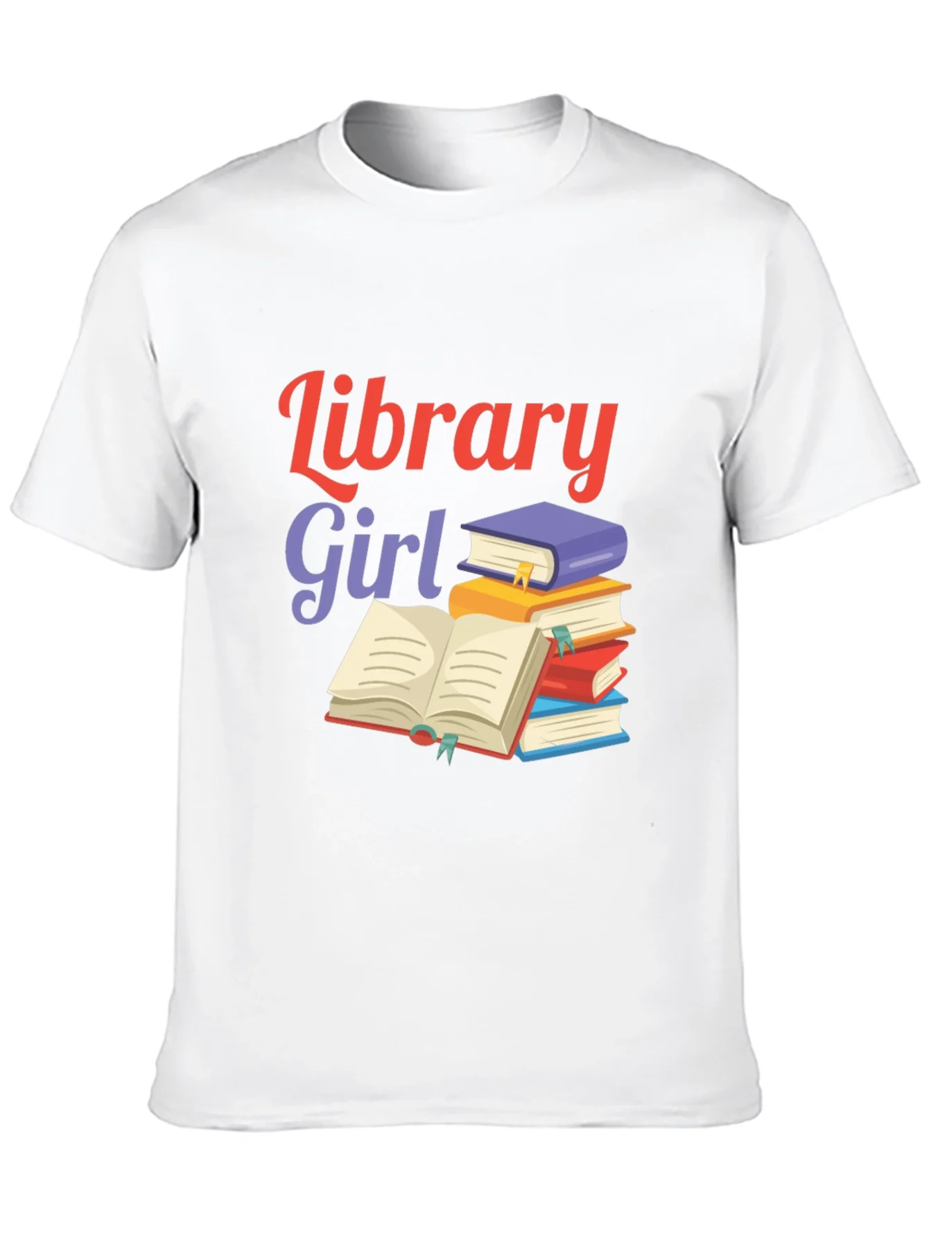 Library Girl Book Lover T-Shirt