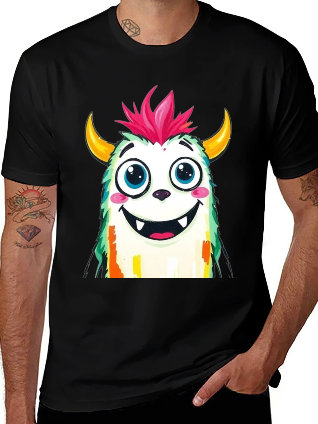 Monster Graphic T-Shirt - Fun Cartoon Tee