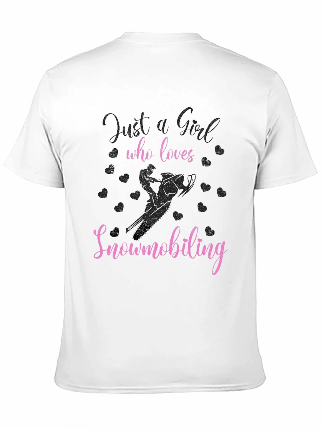 Just A Girl Who Loves Snowmobiling T-Shirt