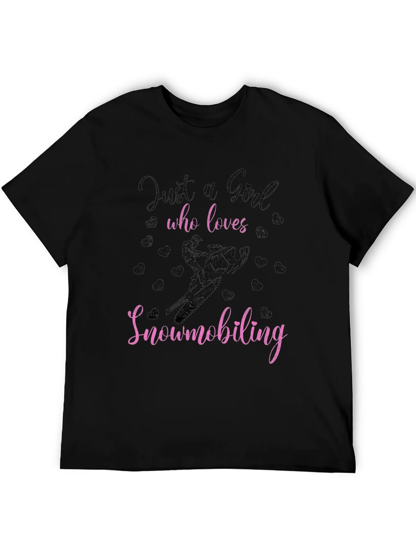 Just A Girl Who Loves Snowmobiling T-Shirt