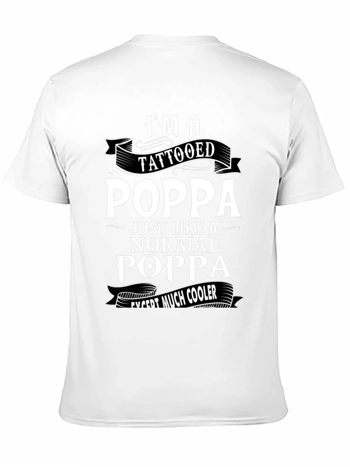 Tattooed Poppa T-Shirt - Cool Dad Tee