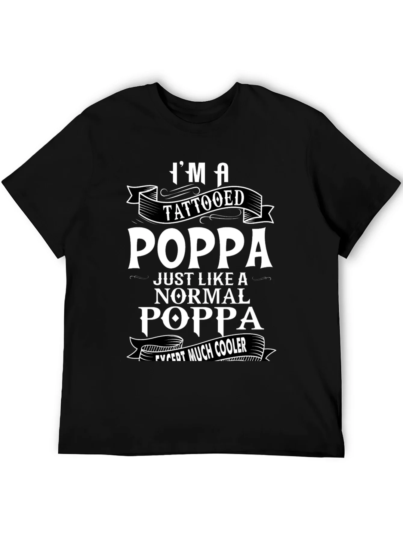 Tattooed Poppa T-Shirt - Cool Dad Tee