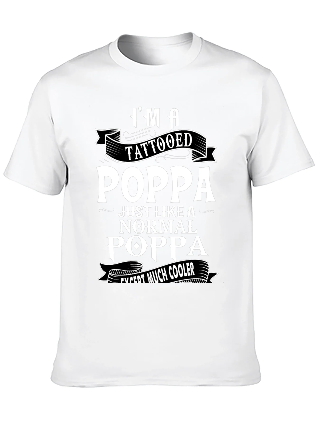 Tattooed Poppa T-Shirt - Cool Dad Tee