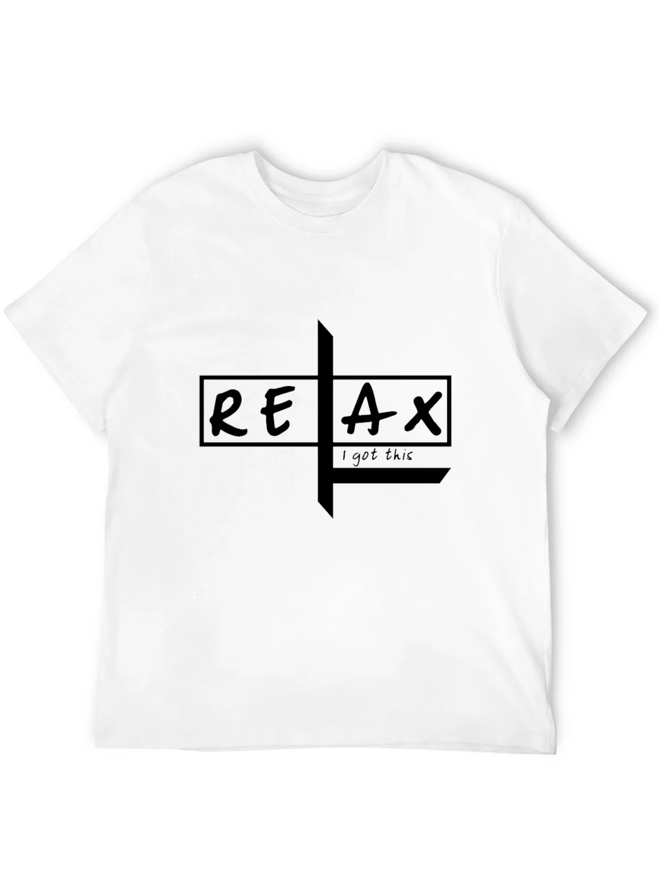 Relax Graphic Tee - Mens Black T-Shirt