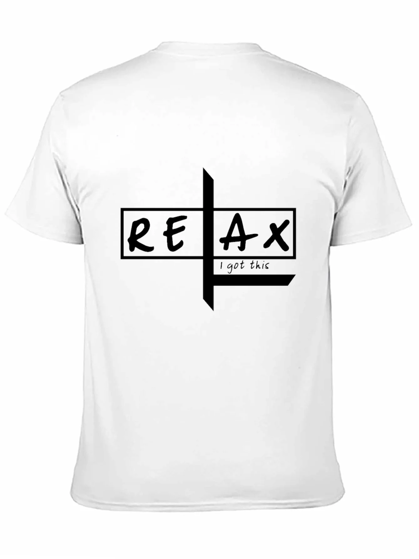 Relax Graphic Tee - Mens Black T-Shirt