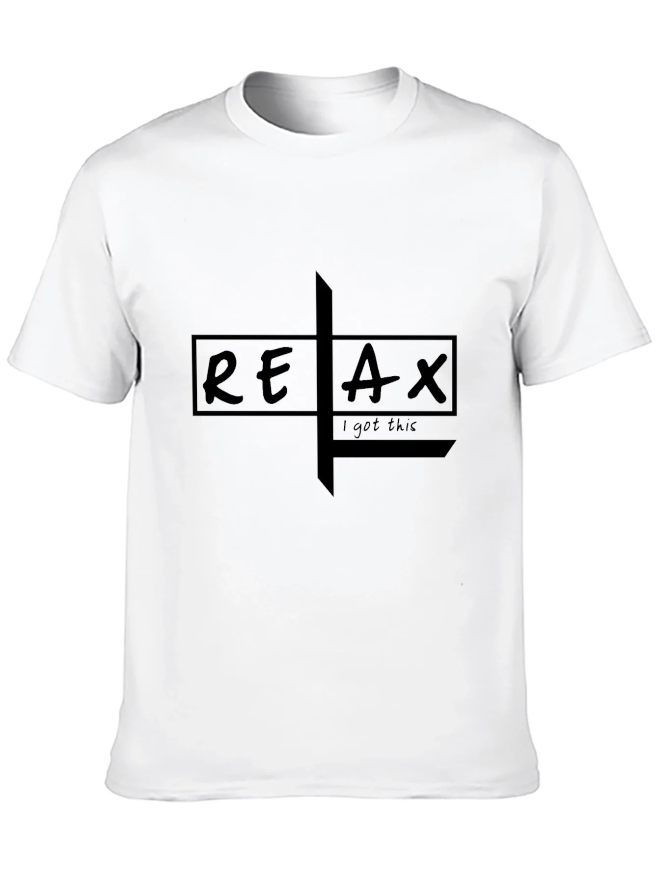 Relax Graphic Tee - Mens Black T-Shirt