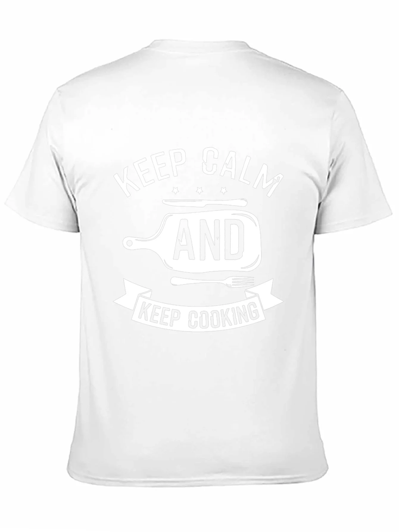 Keep Calm and Keep Cooking T-Shirt - Black