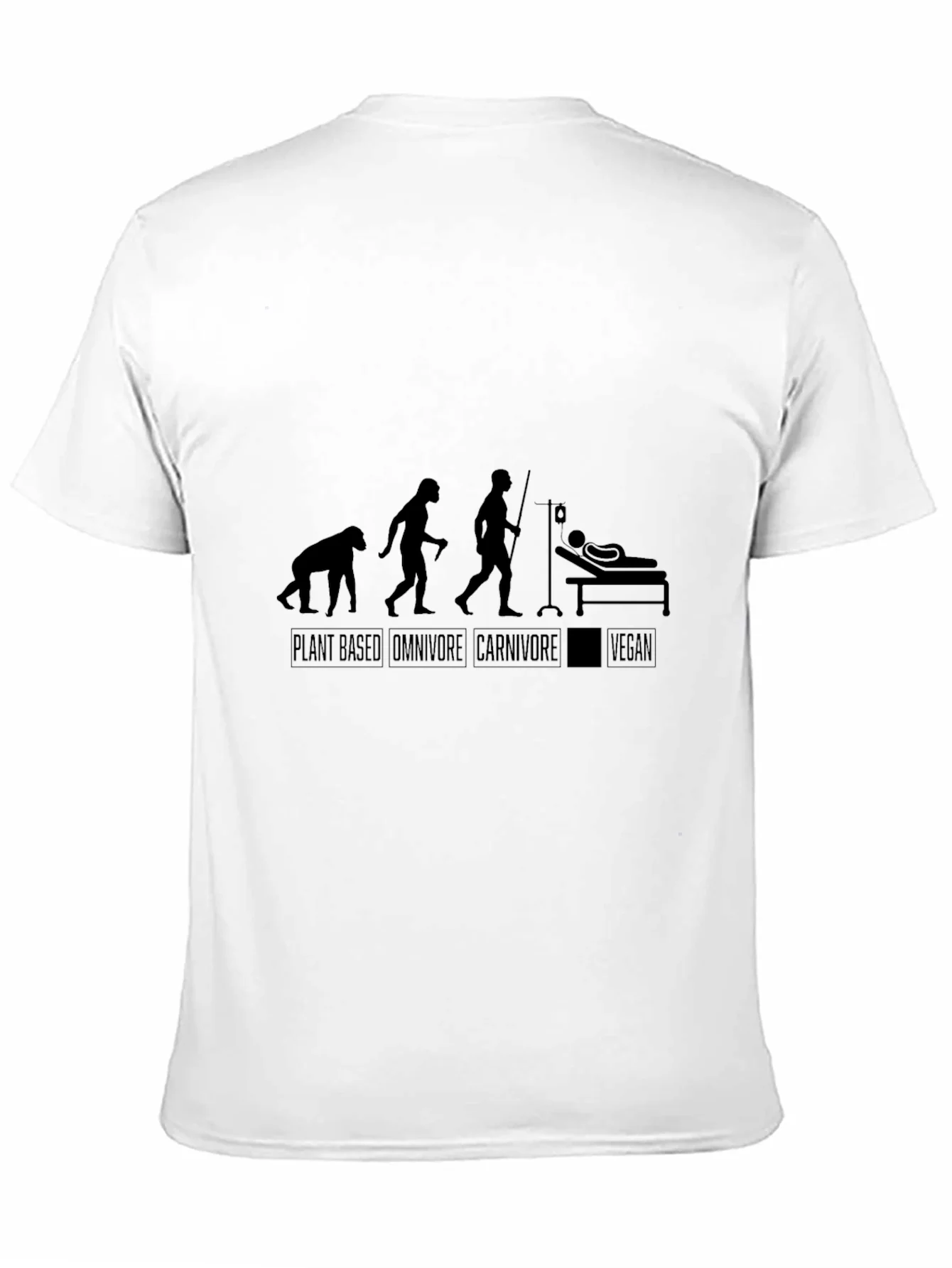Vegan Evolution Black T-Shirt