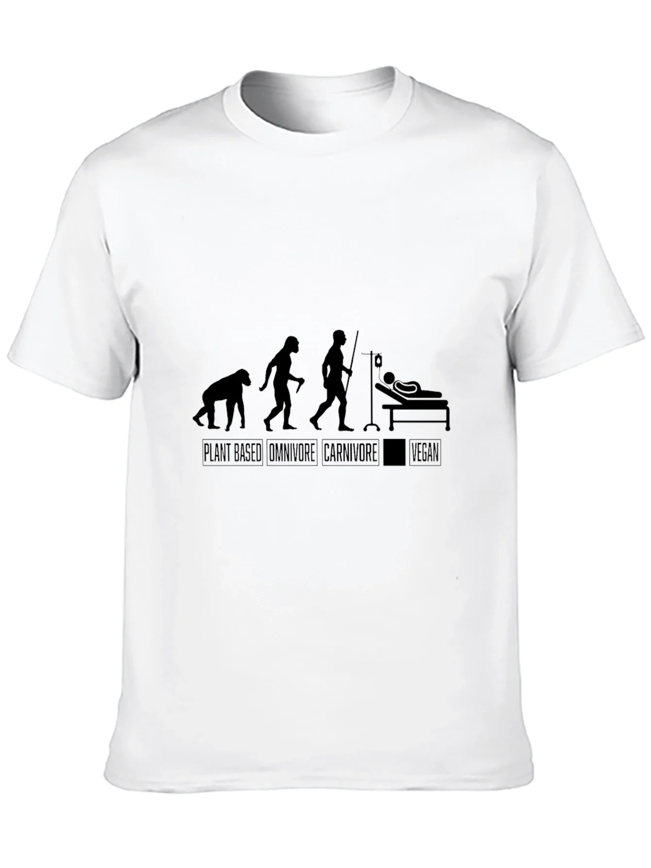 Vegan Evolution Black T-Shirt