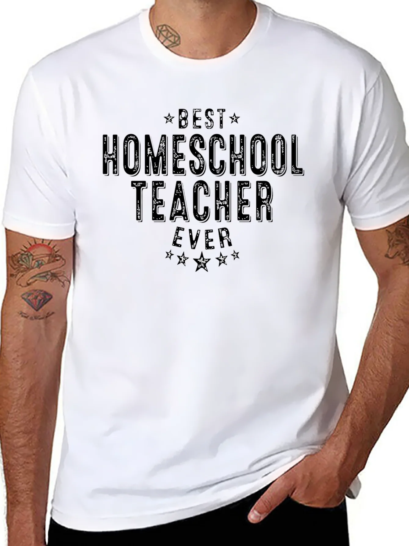 Best Homeschool Teacher Ever Black T-Shirt