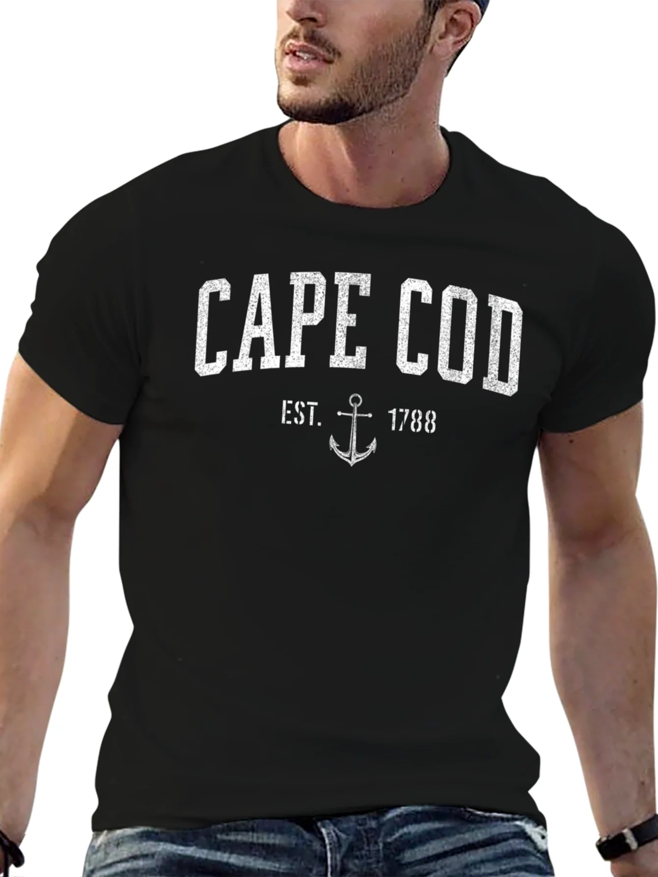 Cape Cod Est. 1788 Anchor Graphic T-Shirt