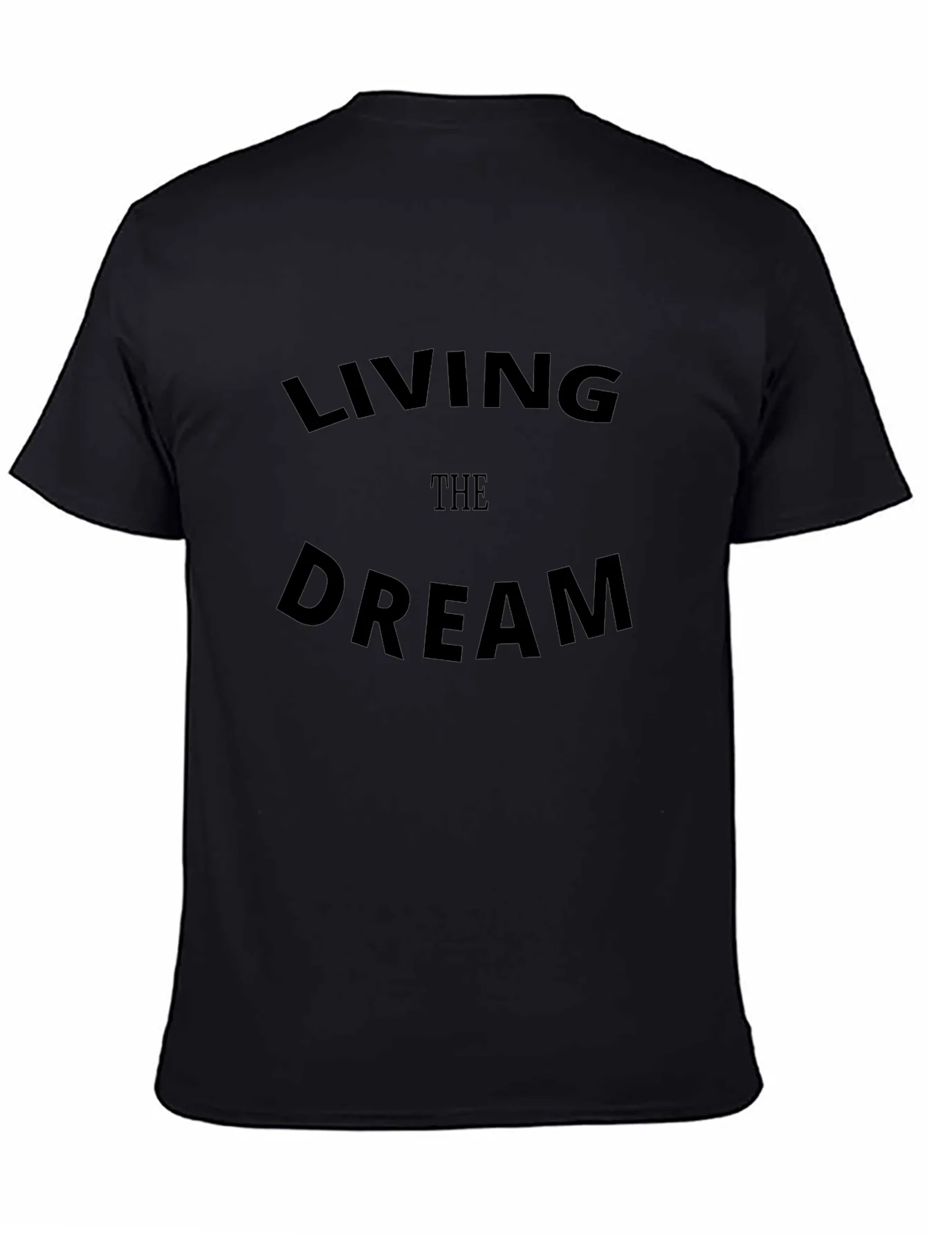 Living the Dream Black Graphic Tee