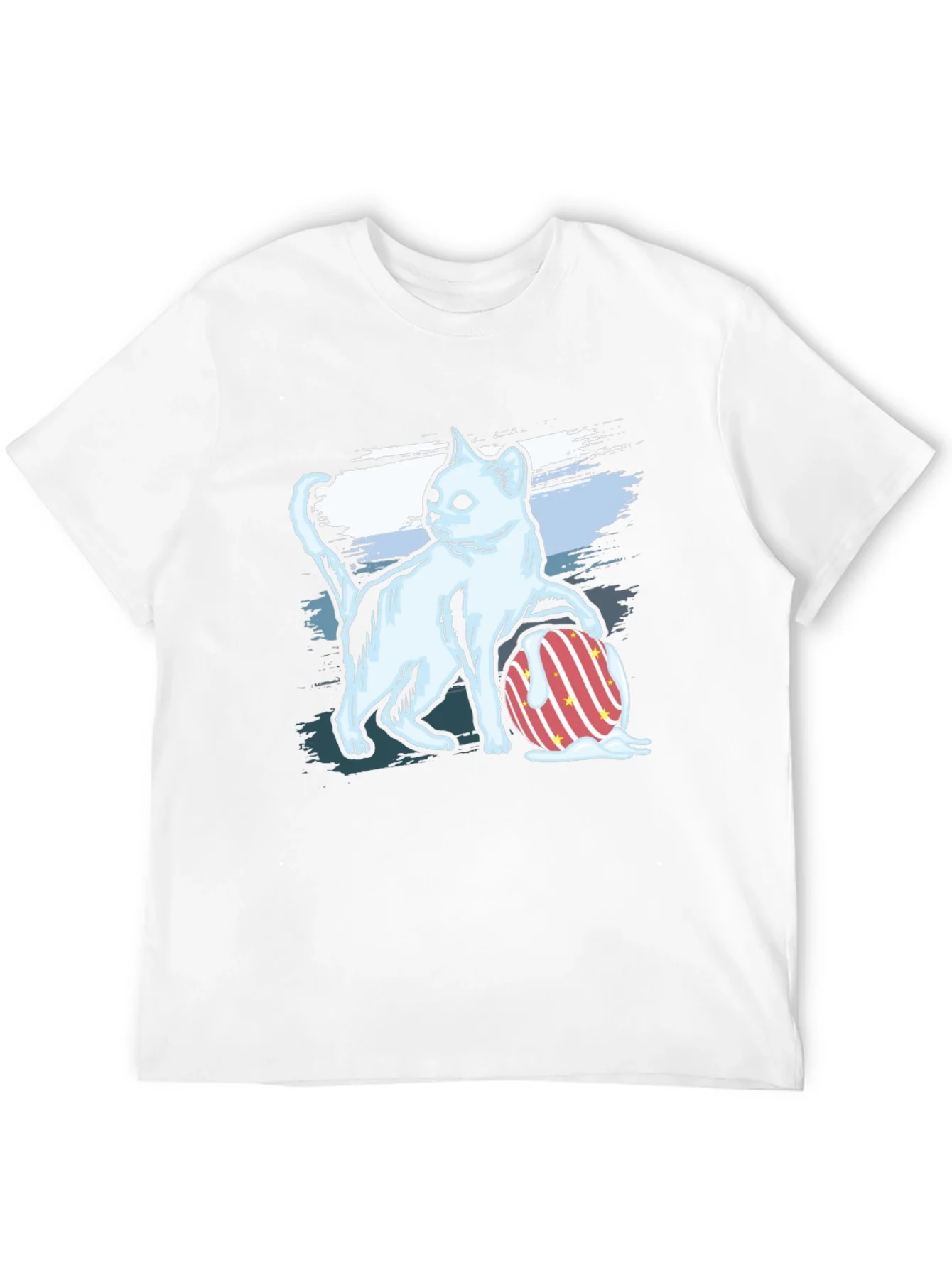 Melting Easter Egg Cat T-Shirt