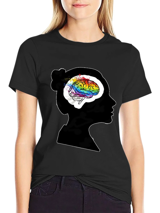 Brain Art T-Shirt - Artistic Mind Tee