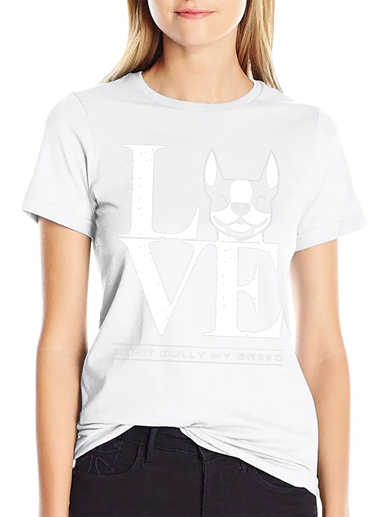 Love Dont Bully My Breed - Graphic Tee