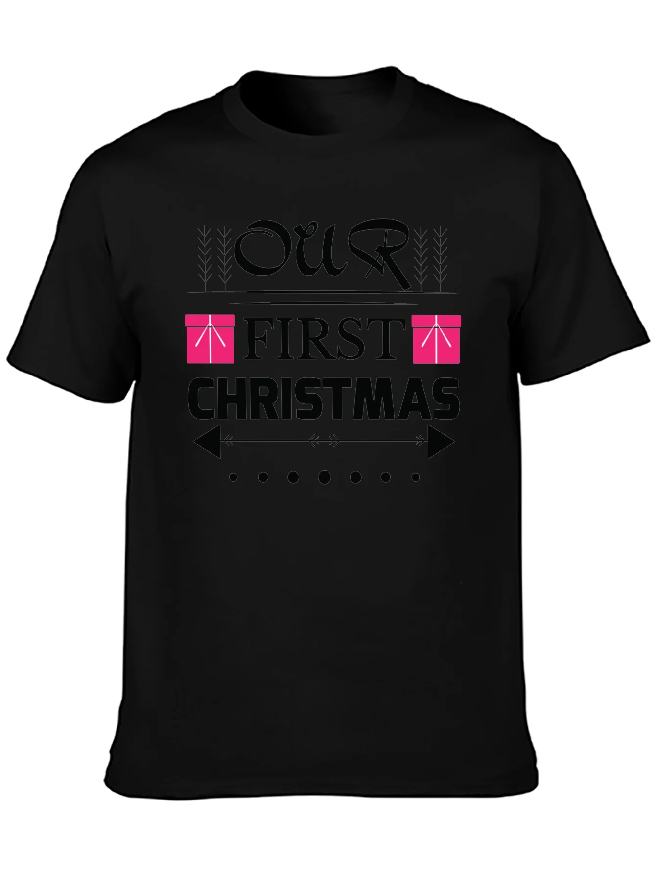 Our First Christmas T-Shirt - Festive Holiday Apparel