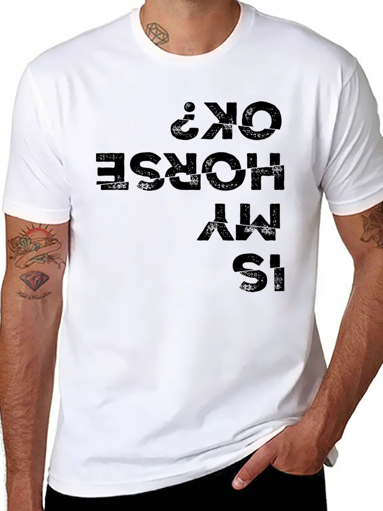 Is My Horse OK? Funny Graphic Tee