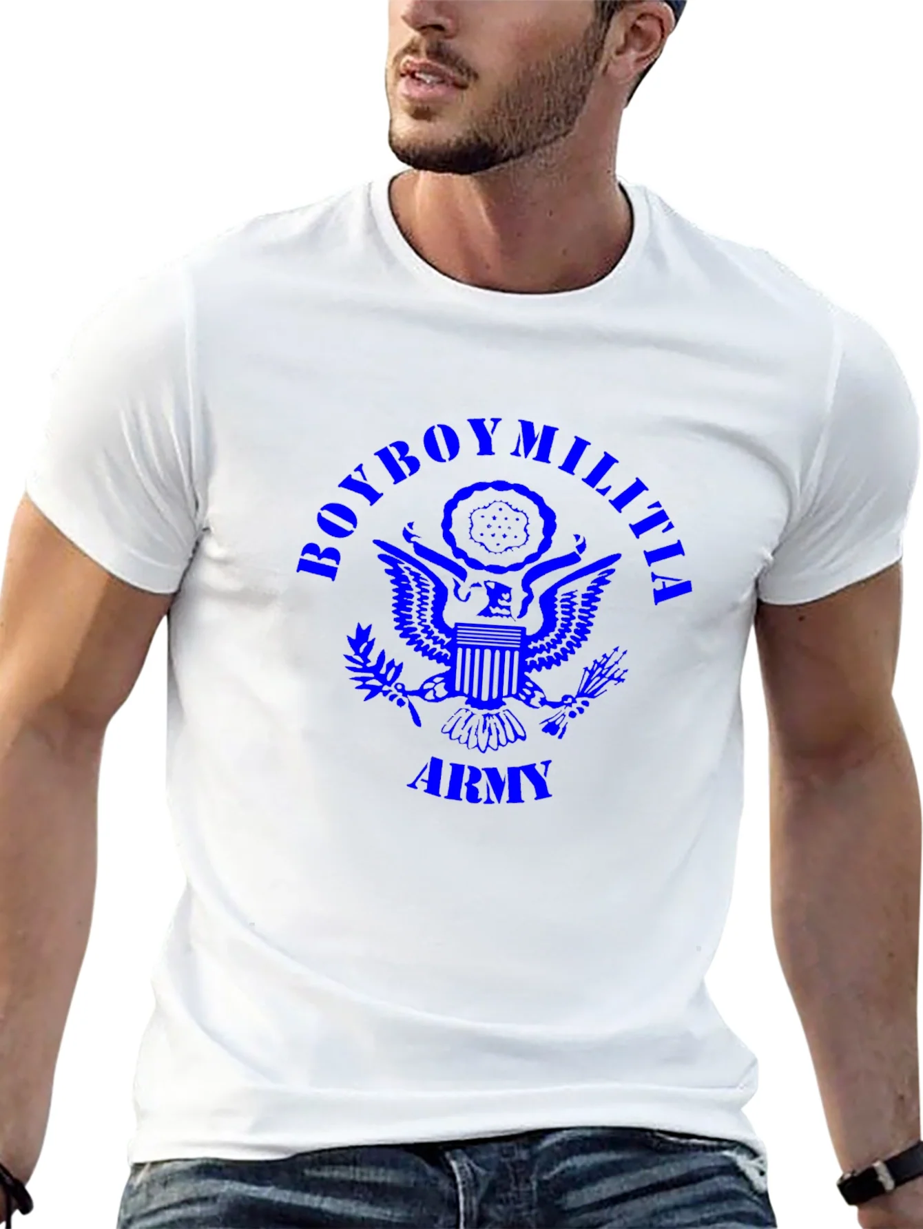 BoyBoy Militia Army T-Shirt - Blue Print