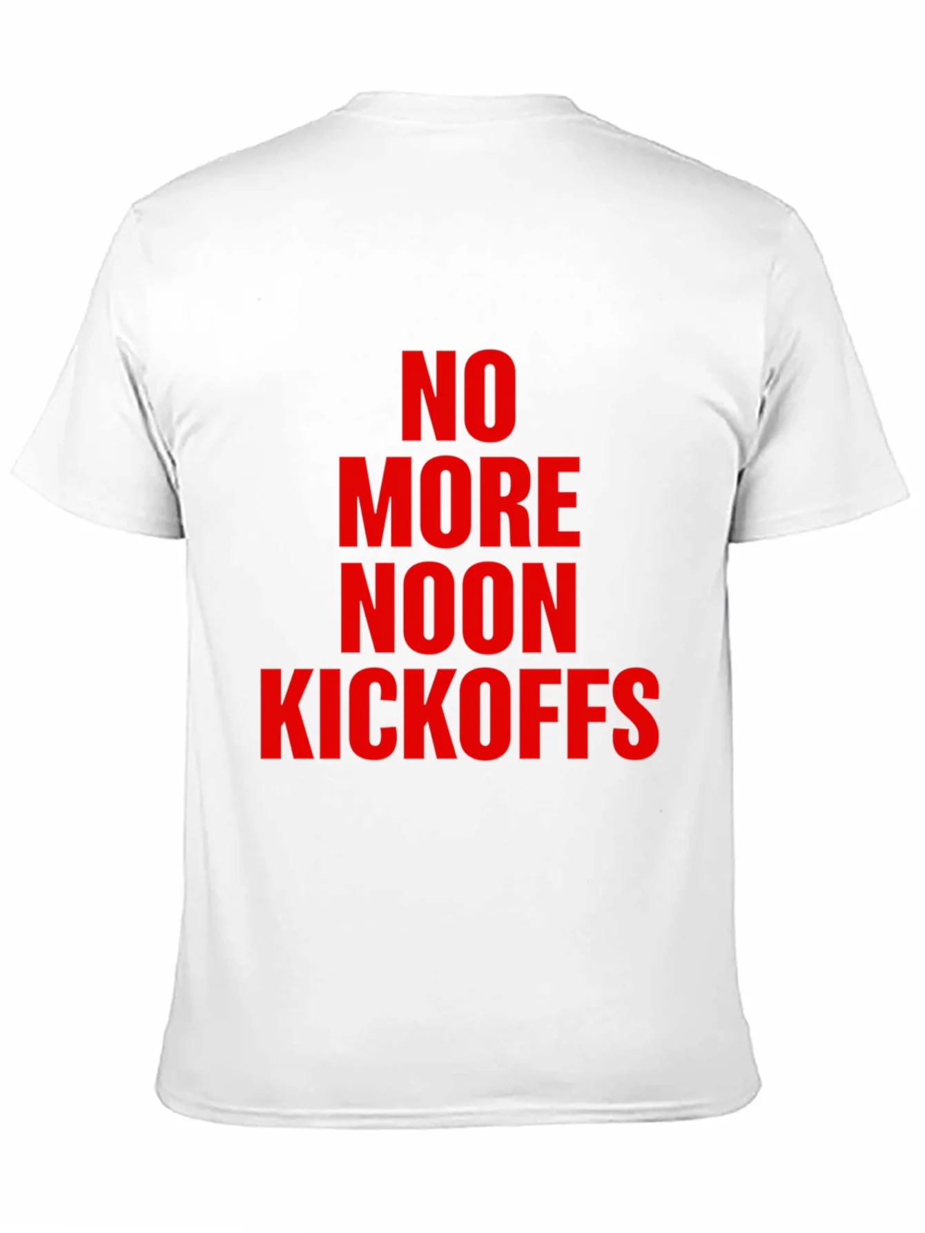 No More Noon Kickoffs Graphic Tee