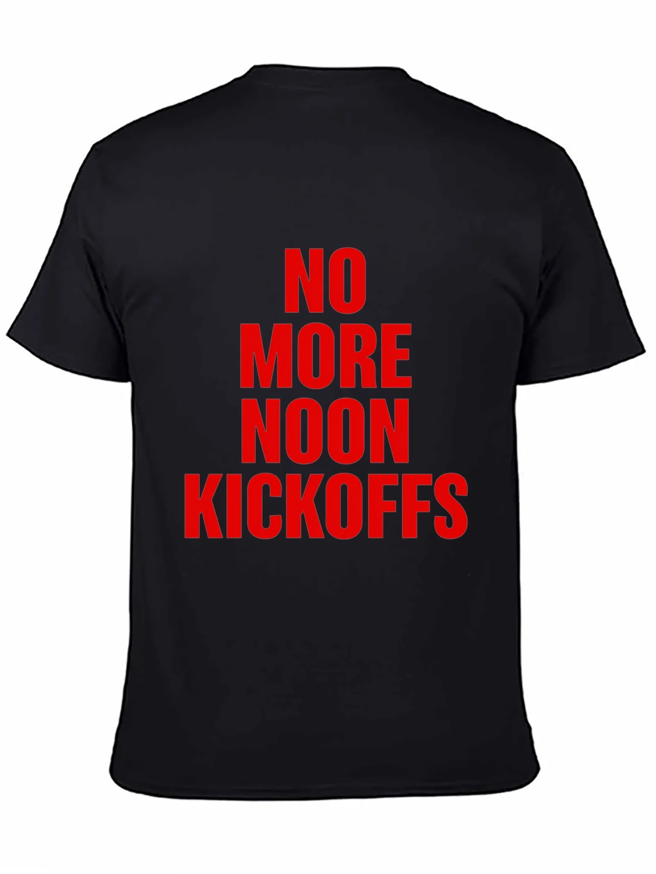 No More Noon Kickoffs Graphic Tee